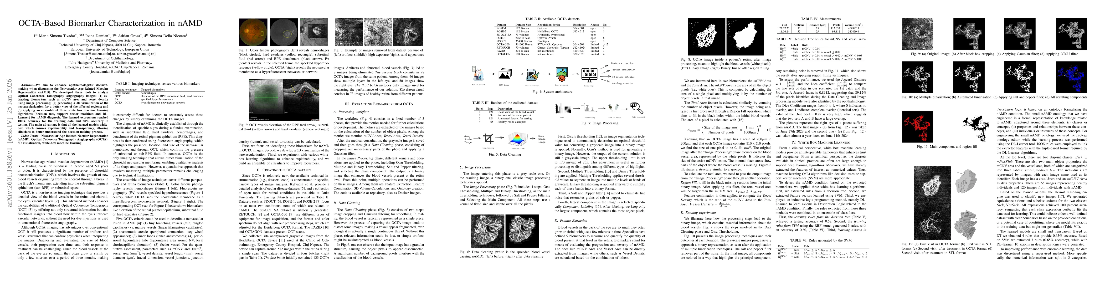 Thumbnail for OCTA-Based Biomarker Characterization in nAMD