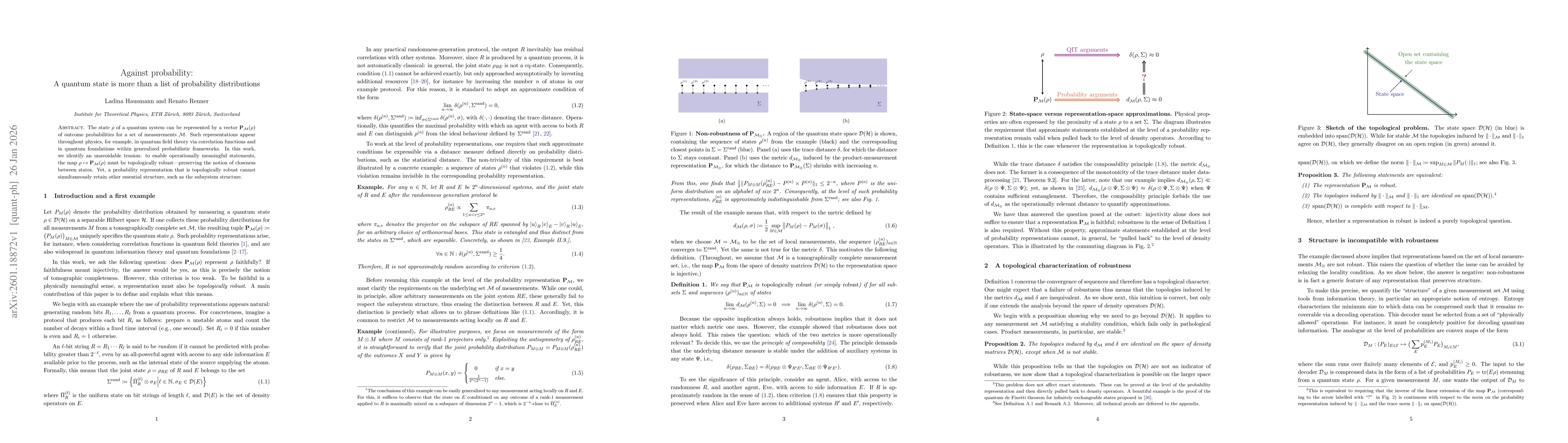 Thumbnail for Against probability: A quantum state is more than a list of probability distributions