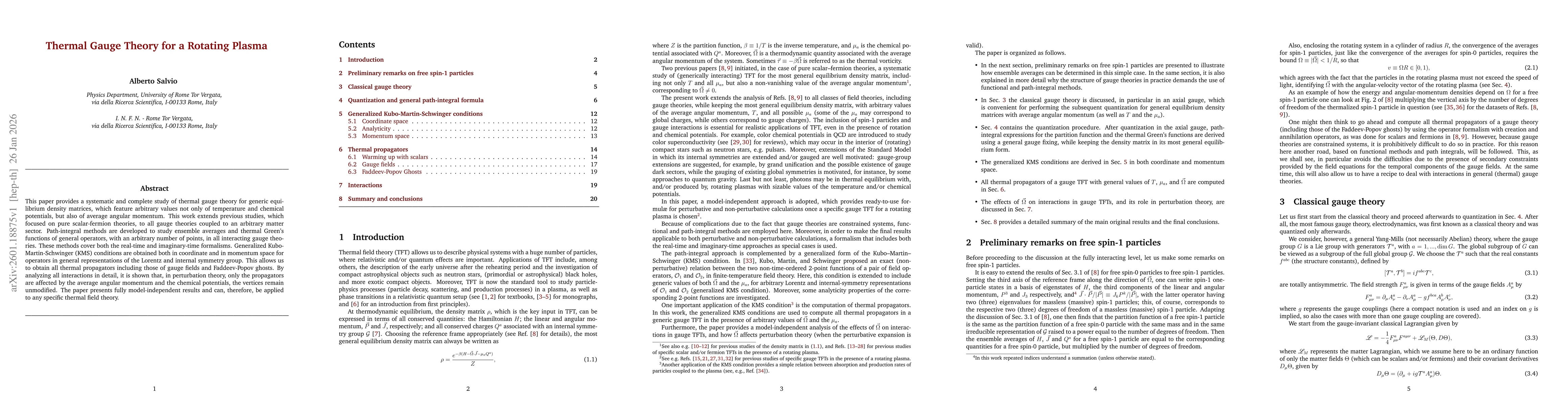 Thumbnail for Thermal Gauge Theory for a Rotating Plasma