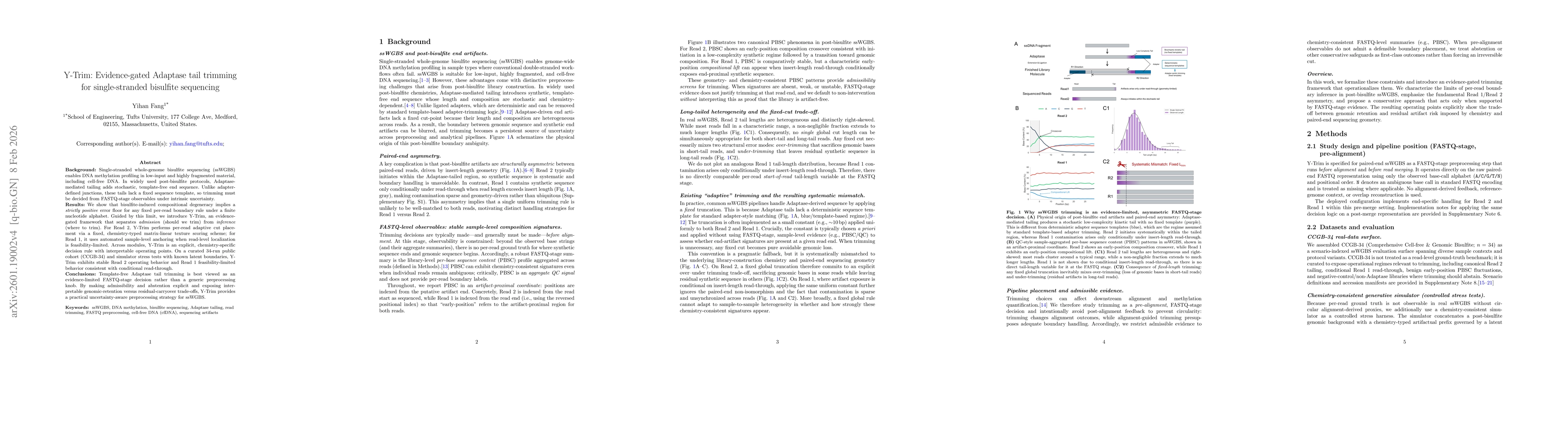 Thumbnail for Intrinsic Limits of Read Trimming in Single-Stranded Bisulfite Sequencing