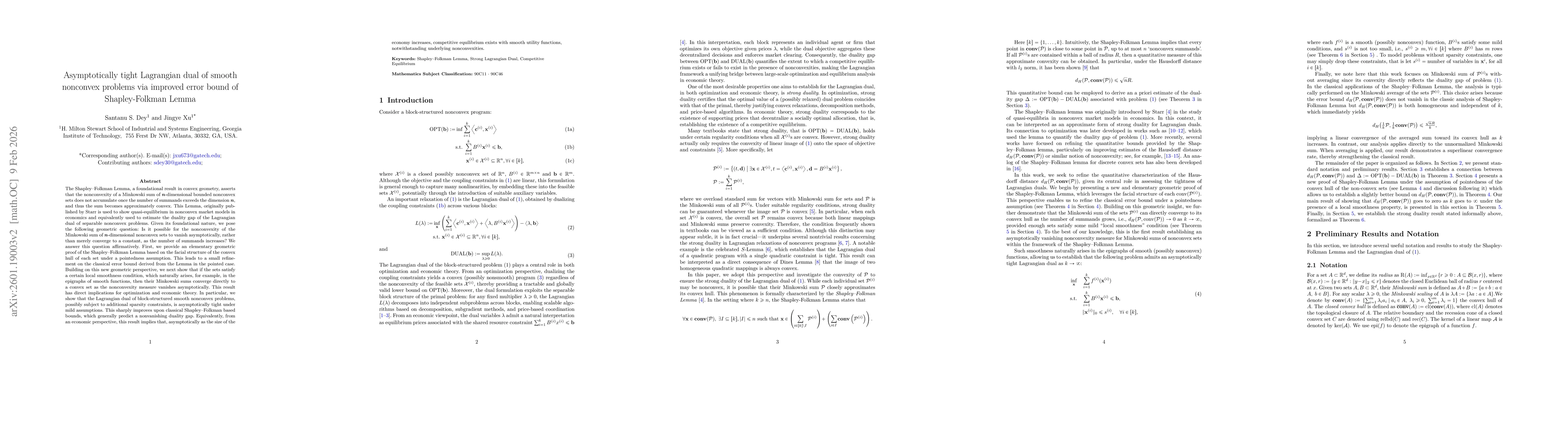 Thumbnail for Asymptotically tight Lagrangian dual of smooth nonconvex problems via improved error bound of Shapley-Folkman Lemma