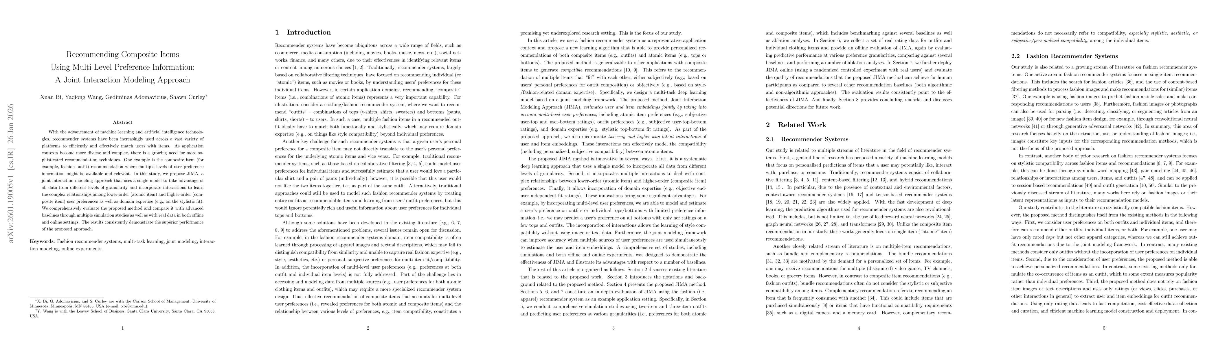 Thumbnail for Recommending Composite Items Using Multi-Level Preference Information: A Joint Interaction Modeling Approach