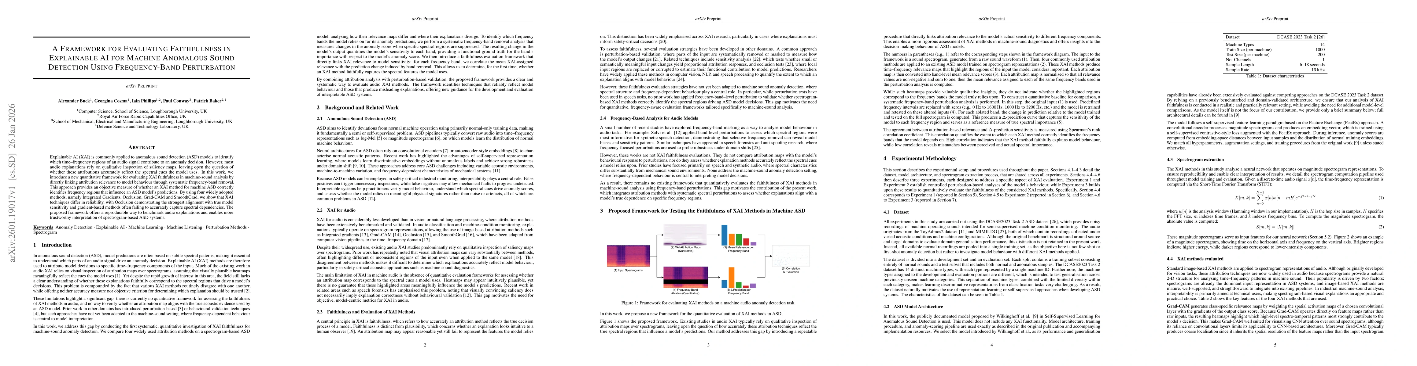 Thumbnail for A Framework for Evaluating Faithfulness in Explainable AI for Machine Anomalous Sound Detection Using Frequency-Band Perturbation