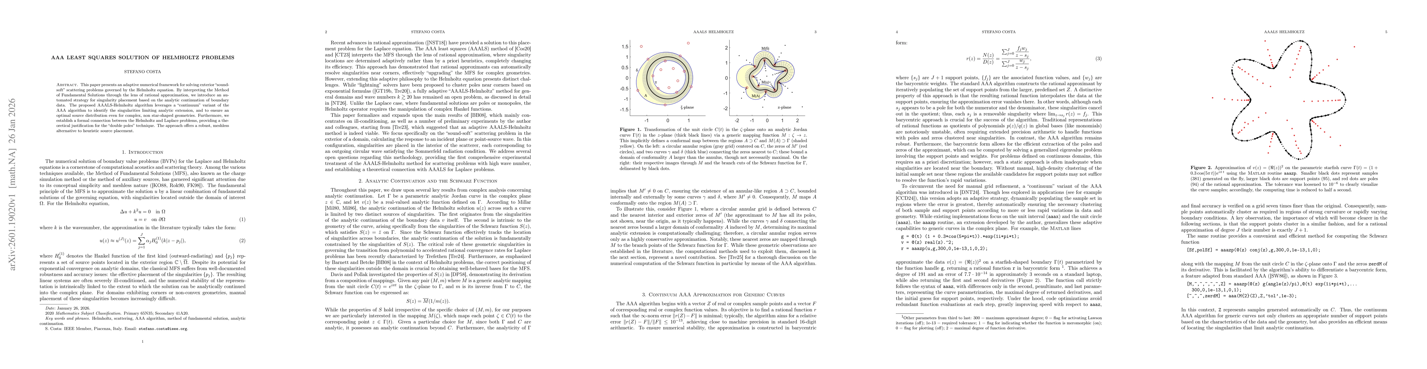 Thumbnail for AAA least squares solution of Helmholtz problems