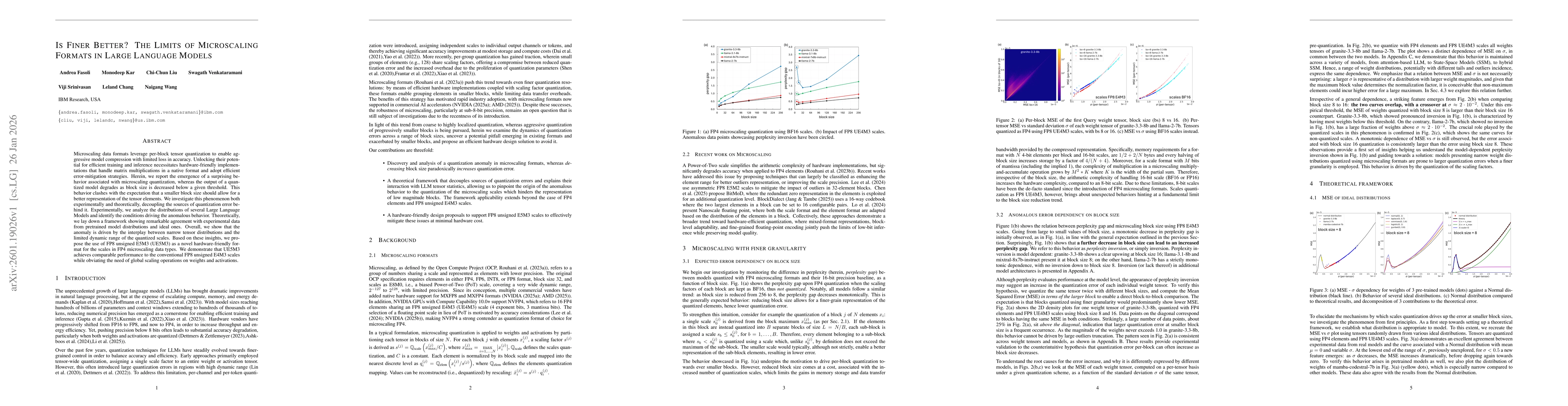 Thumbnail for Is Finer Better? The Limits of Microscaling Formats in Large Language Models