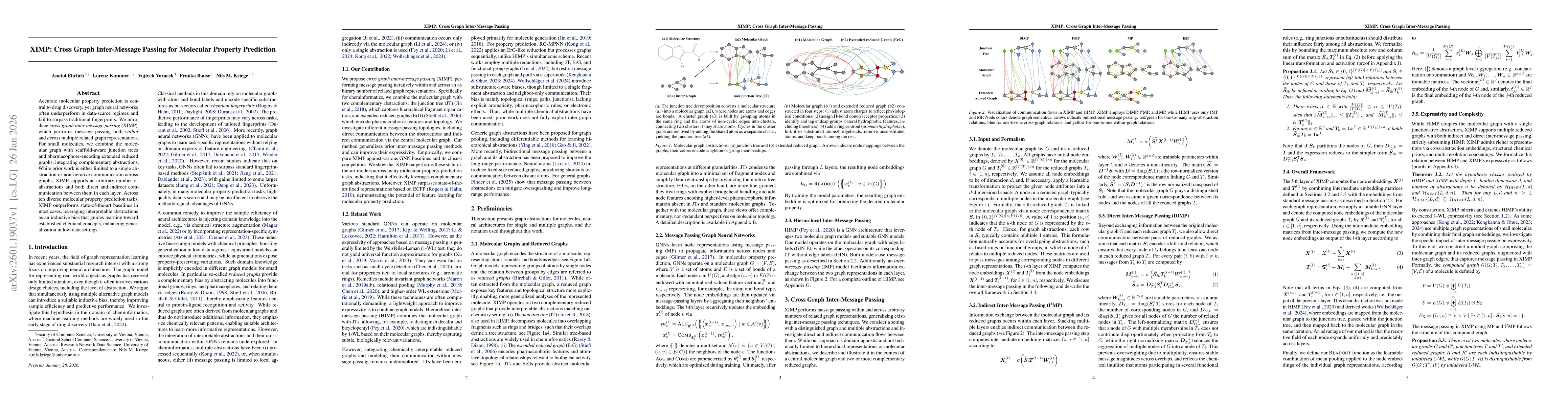Thumbnail for XIMP: Cross Graph Inter-Message Passing for Molecular Property Prediction