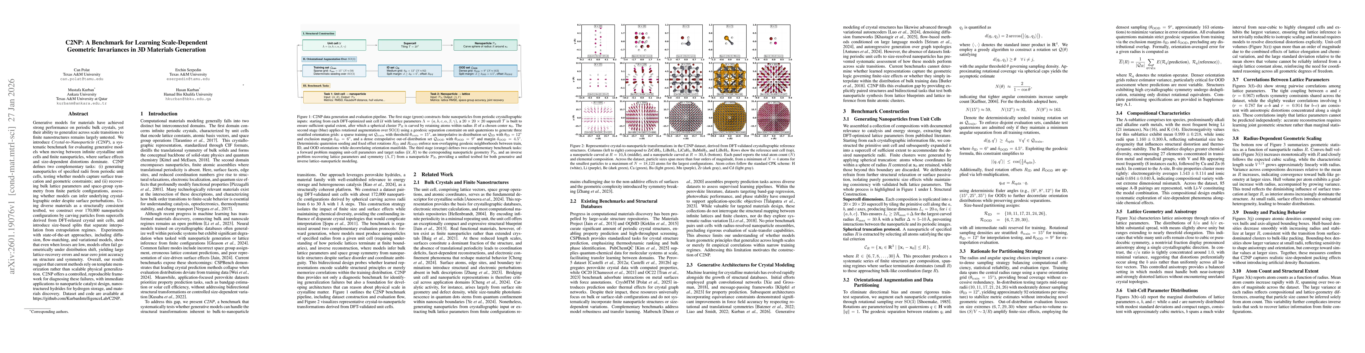 Thumbnail for C2NP: A Benchmark for Learning Scale-Dependent Geometric Invariances in 3D Materials Generation