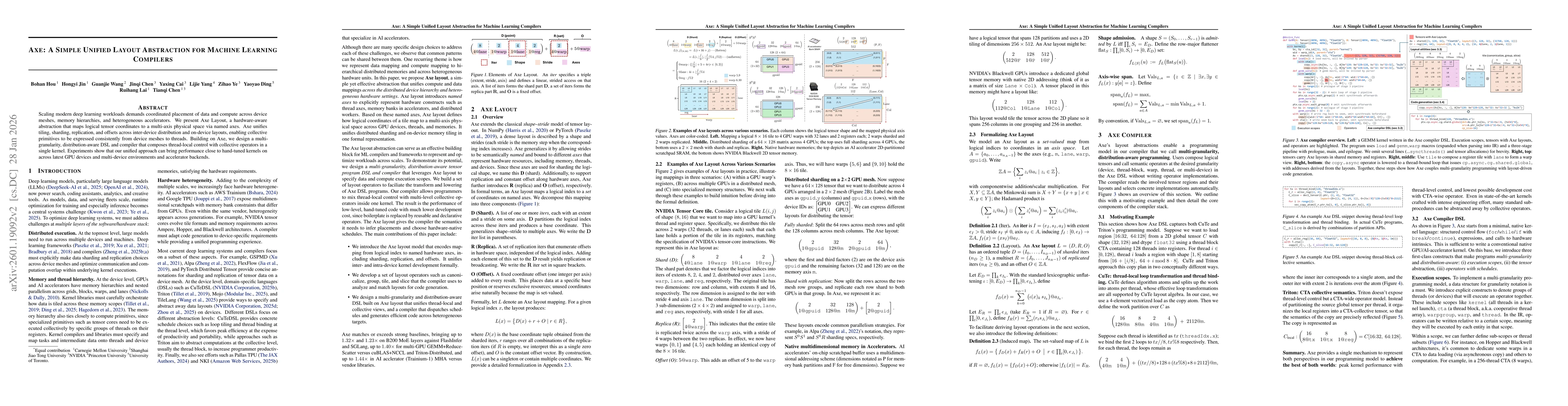 Thumbnail for Axe: A Simple Unified Layout Abstraction for Machine Learning Compilers