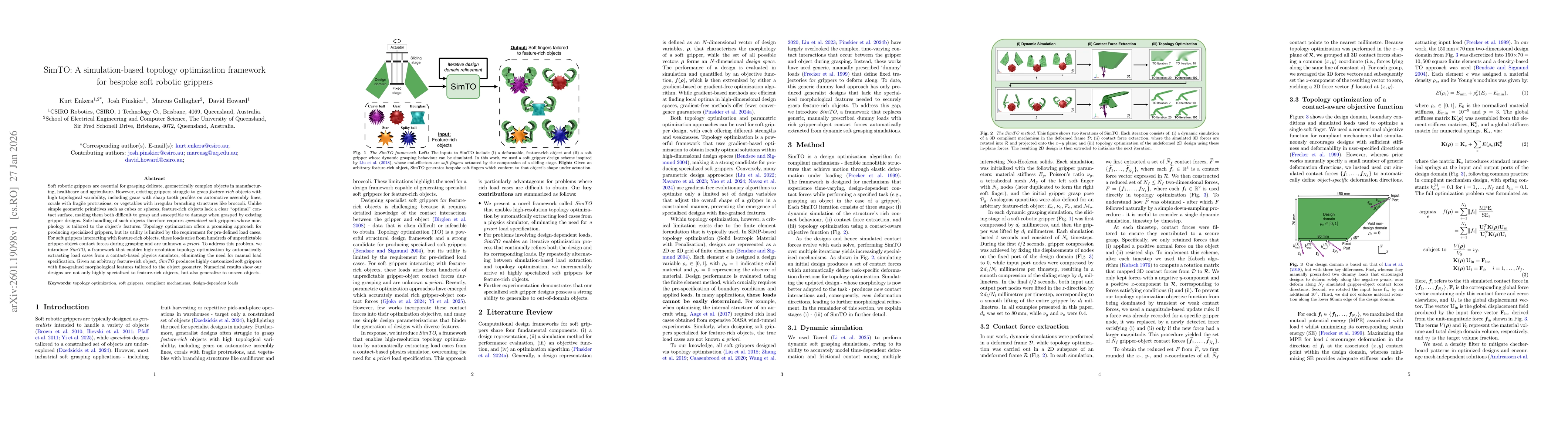 Thumbnail for SimTO: A simulation-based topology optimization framework for bespoke soft robotic grippers