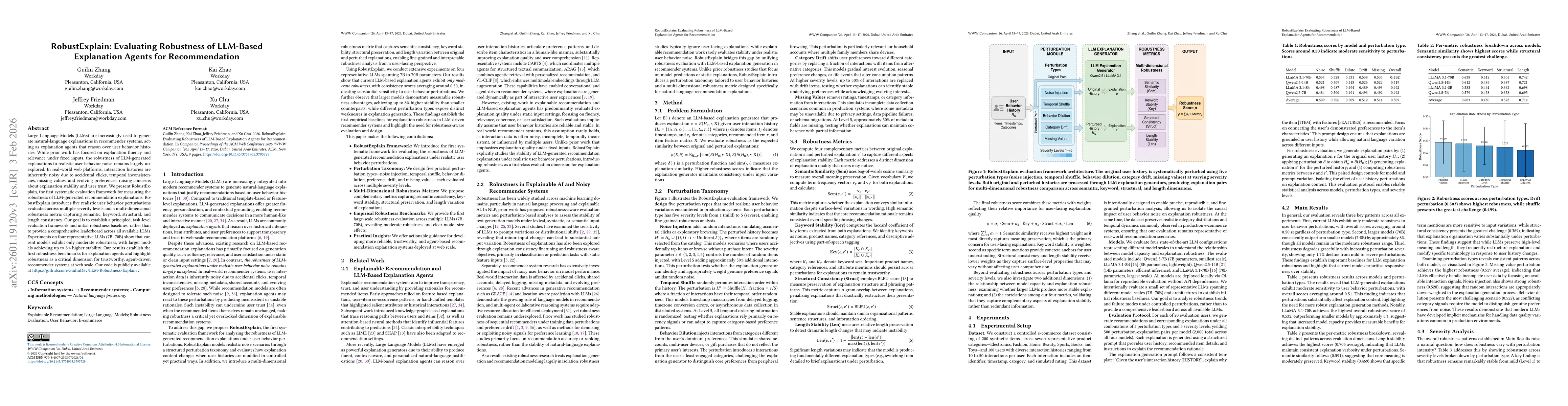 Thumbnail for RobustExplain: Evaluating Robustness of LLM-Based Explanation Agents for Recommendation