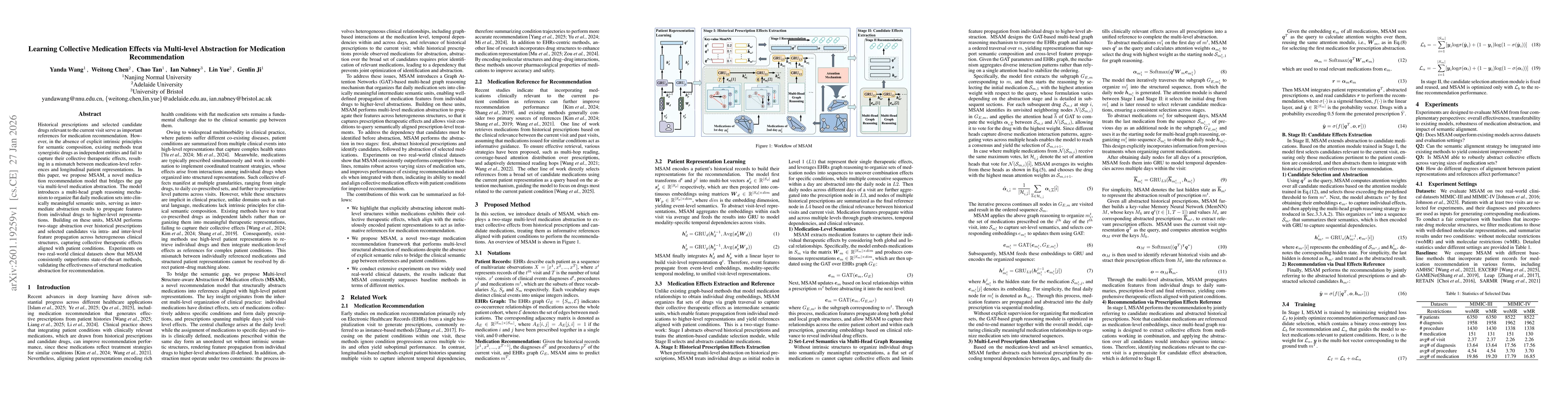 Thumbnail for Learning Collective Medication Effects via Multi-level Abstraction for Medication Recommendation
