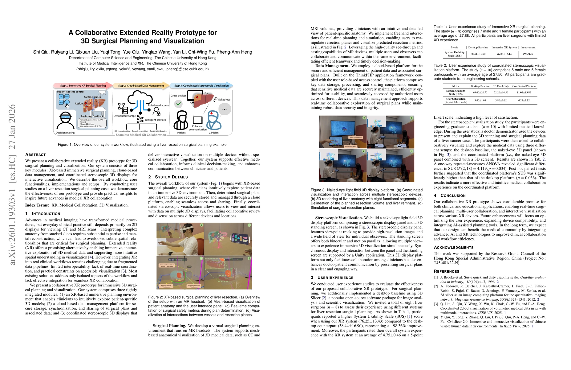 Thumbnail for A Collaborative Extended Reality Prototype for 3D Surgical Planning and Visualization