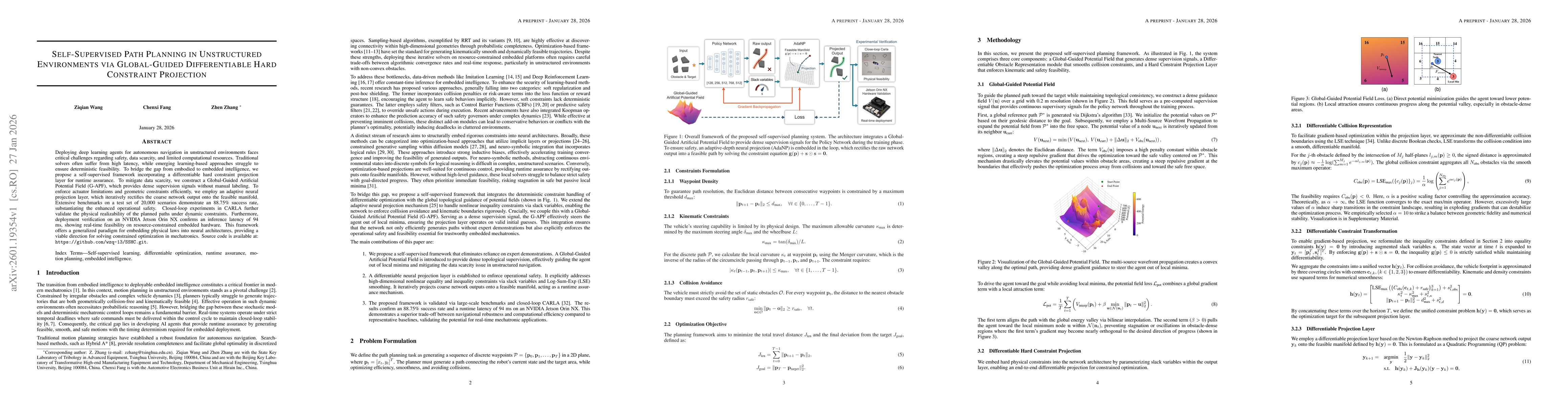 Thumbnail for Self-Supervised Path Planning in Unstructured Environments via Global-Guided Differentiable Hard Constraint Projection