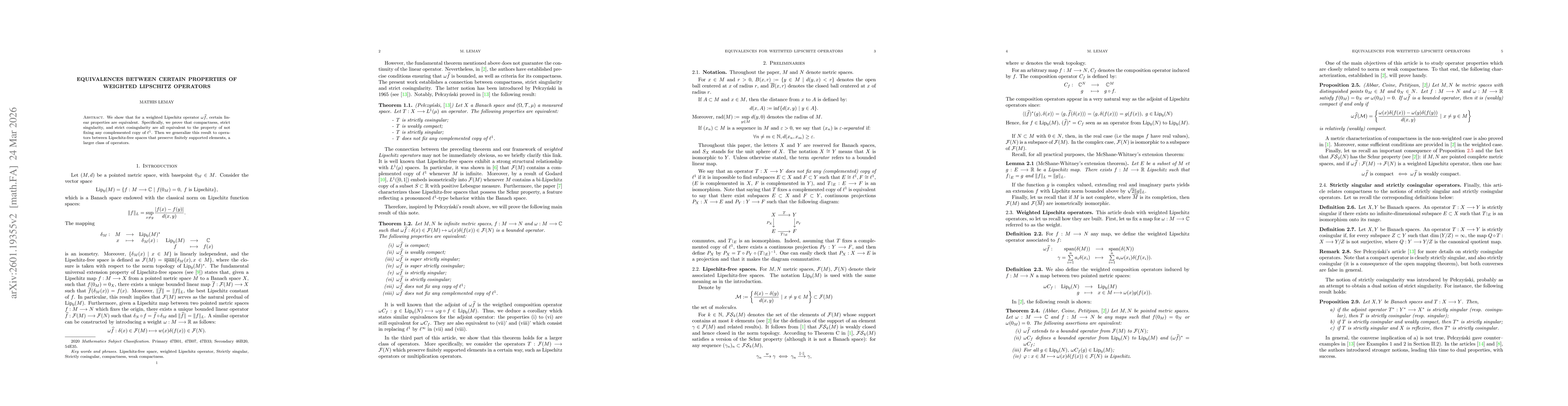 Thumbnail for Equivalences between certain properties of weighted Lipschitz operators
