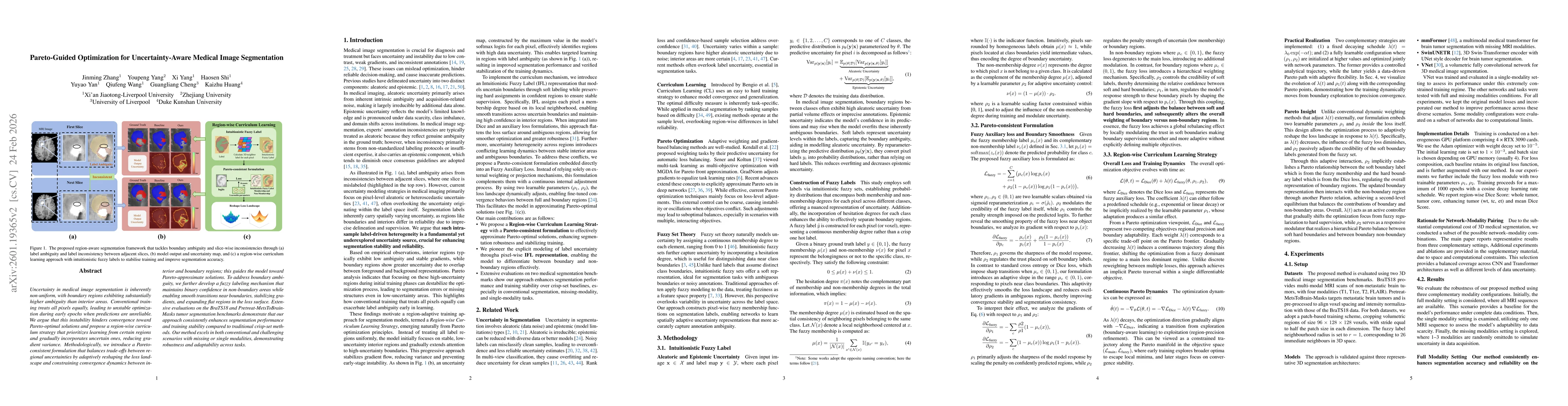 Thumbnail for Pareto-Guided Optimization for Uncertainty-Aware Medical Image Segmentation