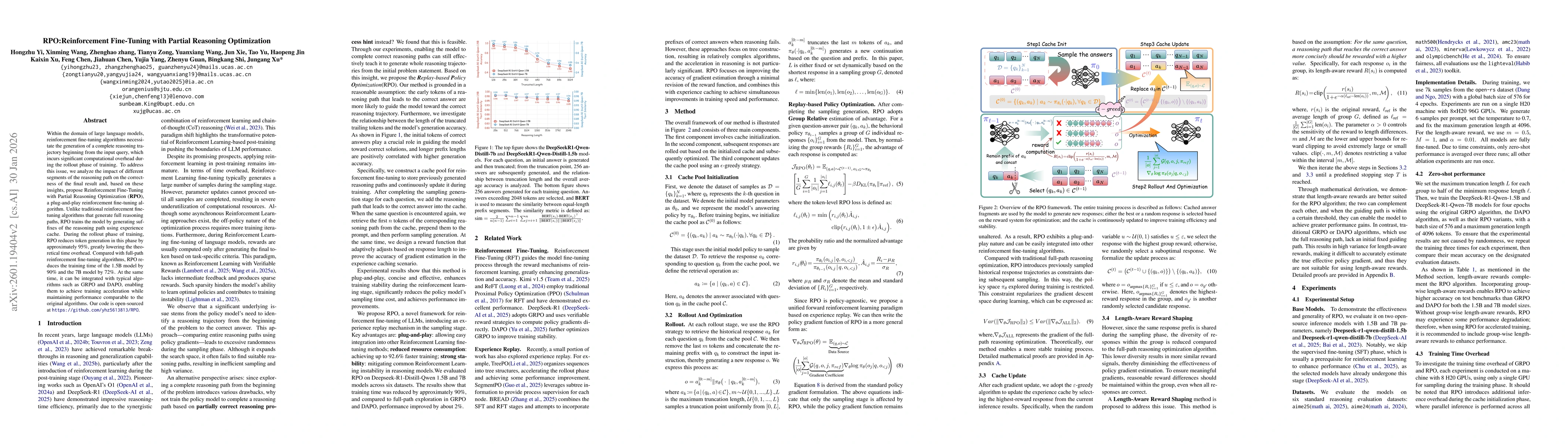 Thumbnail for RPO:Reinforcement Fine-Tuning with Partial Reasoning Optimization