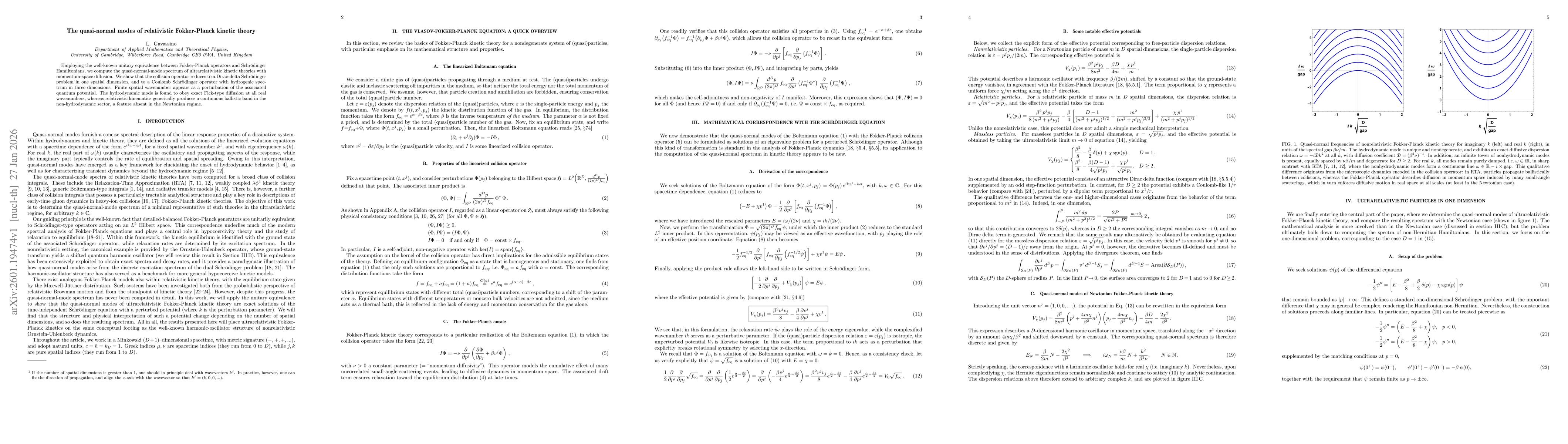 Thumbnail for The quasi-normal modes of relativistic Fokker-Planck kinetic theory