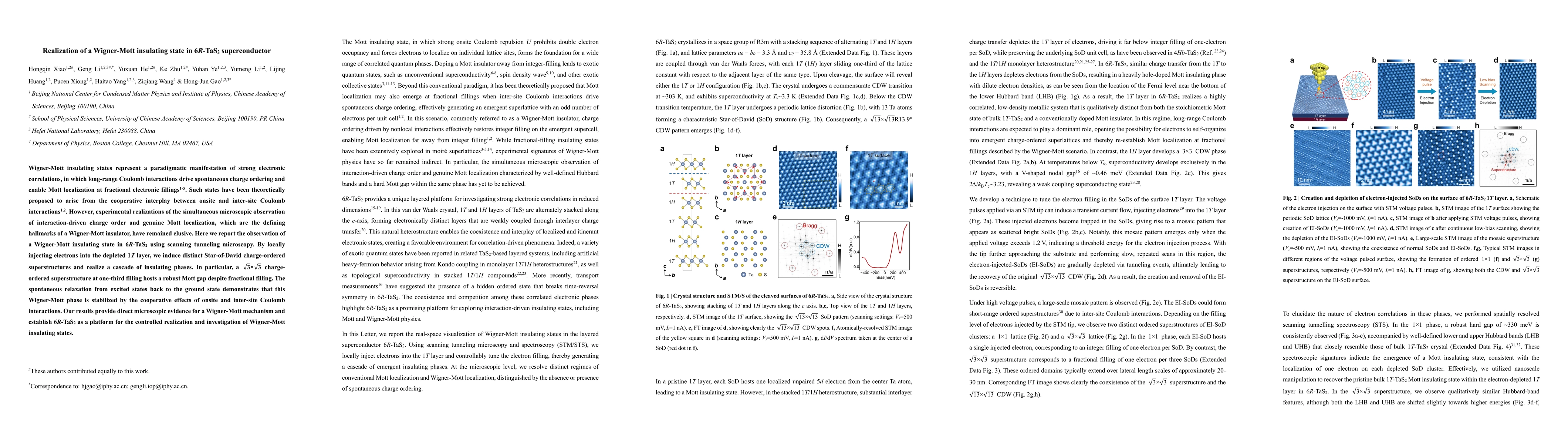 Thumbnail for Realization of Wigner-Mott insulators in 6R-TaS$_2$ superconductor