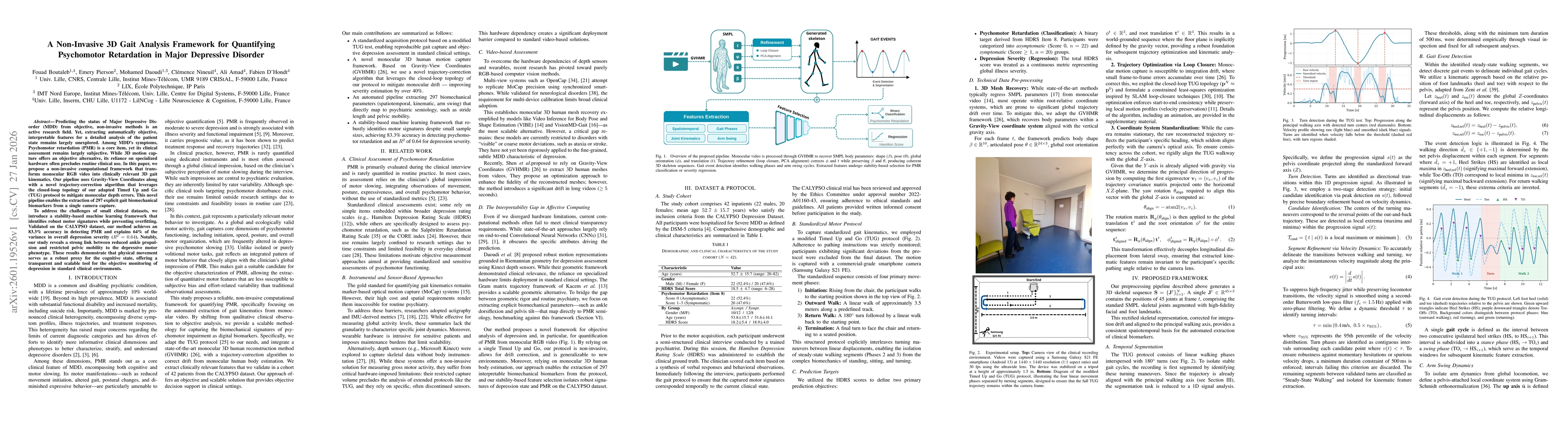Thumbnail for A Non-Invasive 3D Gait Analysis Framework for Quantifying Psychomotor Retardation in Major Depressive Disorder