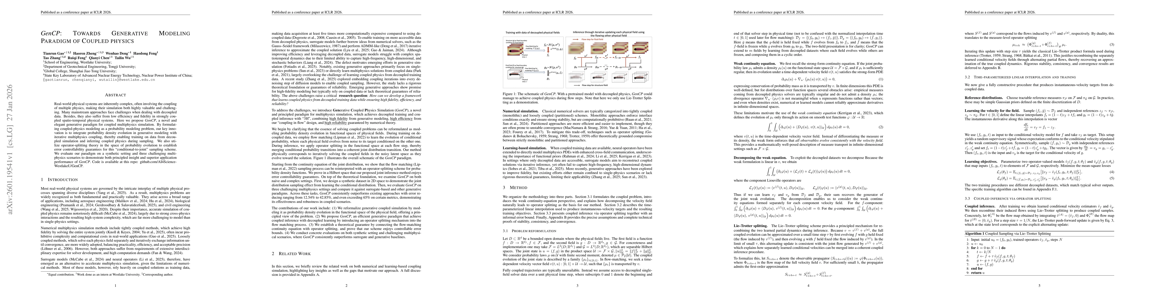 Thumbnail for GenCP: Towards Generative Modeling Paradigm of Coupled Physics