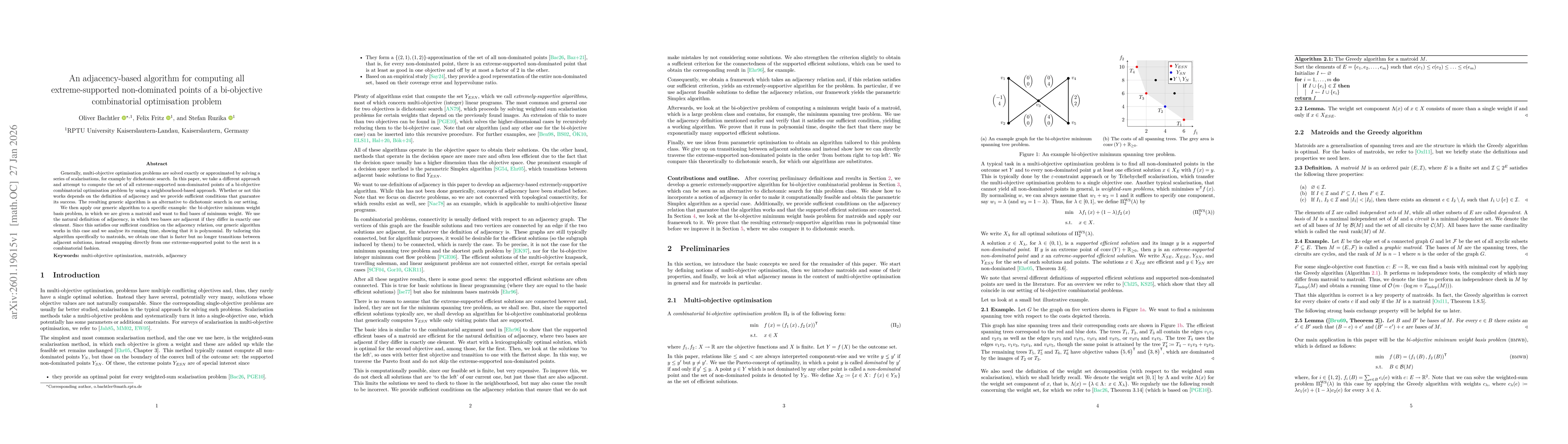 Thumbnail for An adjacency-based algorithm for computing all extreme-supported non-dominated points of a bi-objective combinatorial optimisation problem
