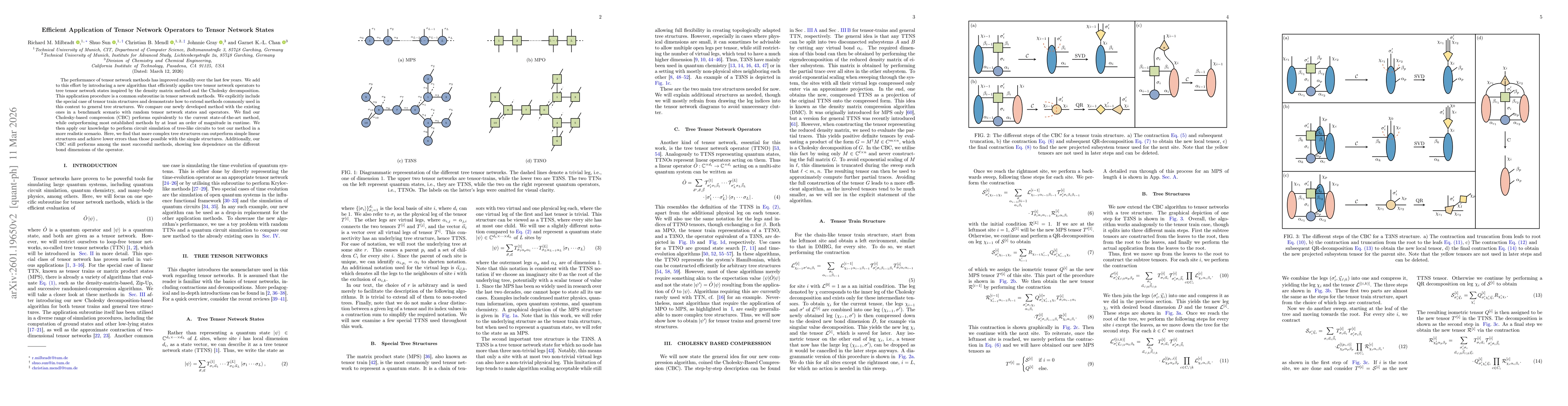 Thumbnail for Efficient Application of Tensor Network Operators to Tensor Network States