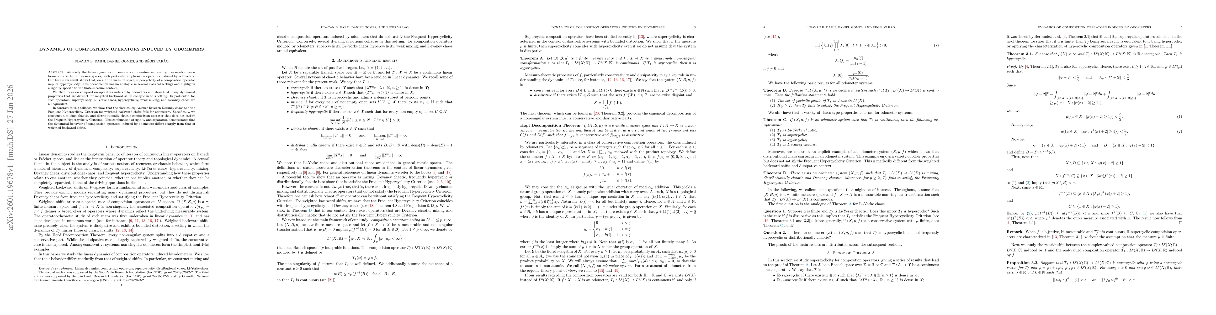 Thumbnail for Dynamics of composition operators induced by odometers