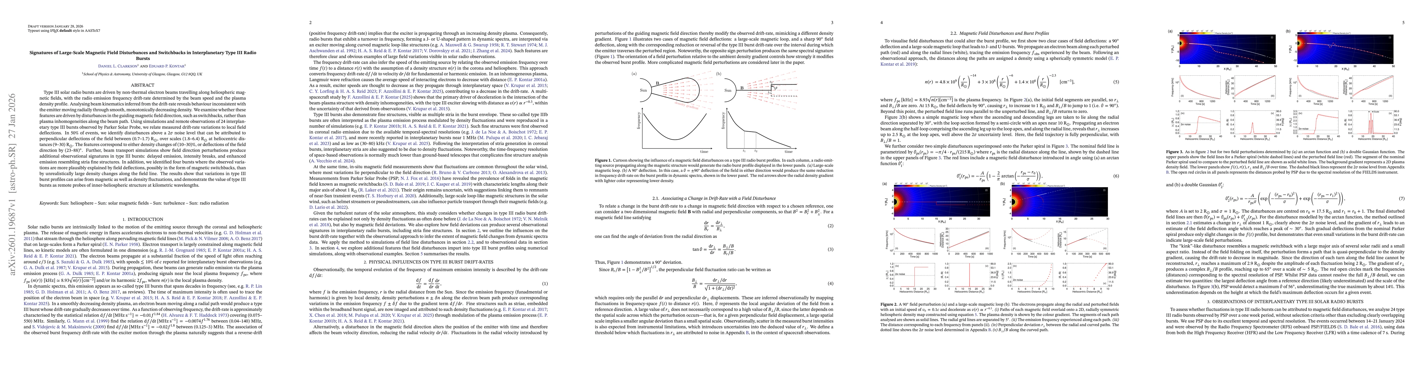 Thumbnail for Signatures of Large-Scale Magnetic Field Disturbances and Switchbacks in Interplanetary Type III Radio Bursts