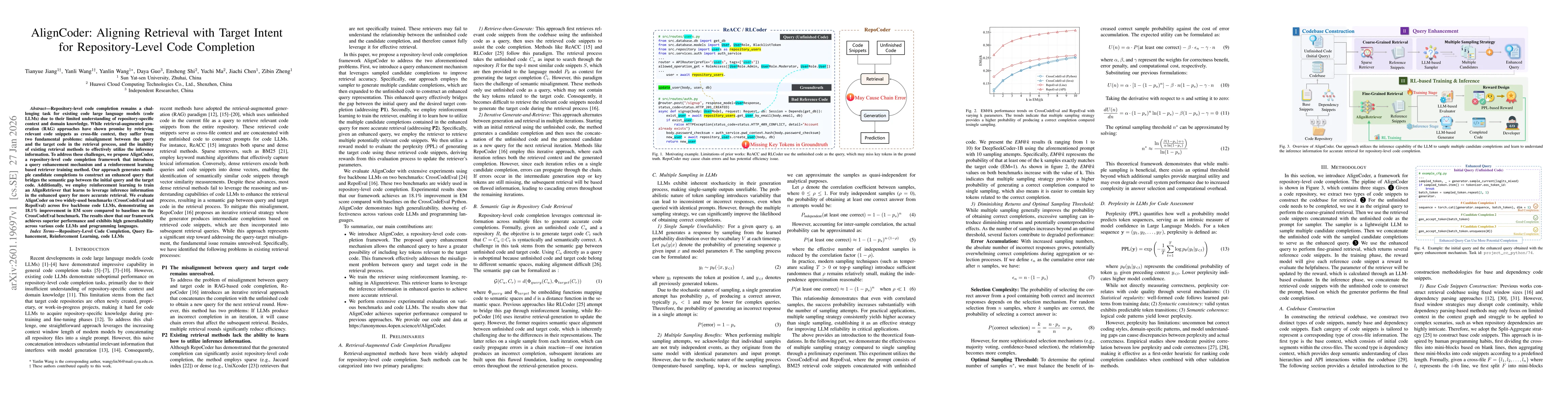 Thumbnail for AlignCoder: Aligning Retrieval with Target Intent for Repository-Level Code Completion