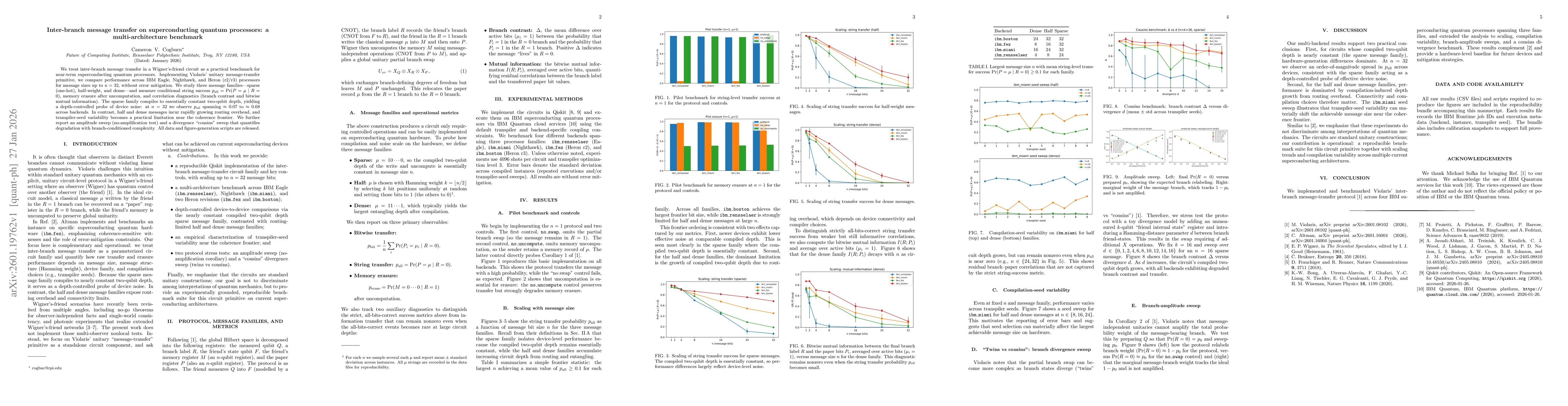 Thumbnail for Inter-branch message transfer on superconducting quantum processors: a multi-architecture benchmark