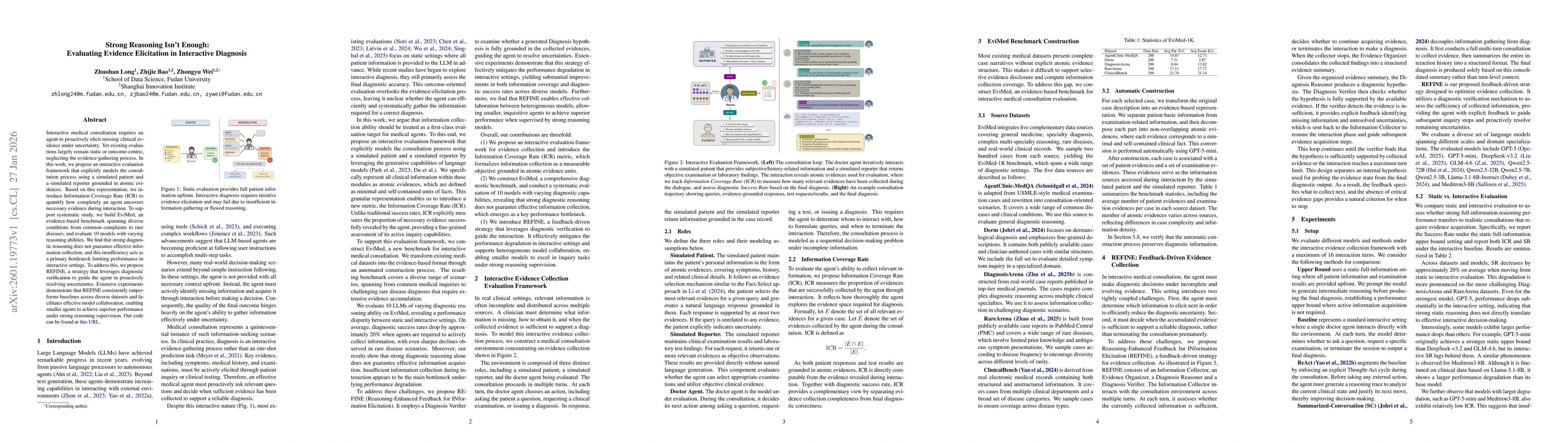 Thumbnail for Strong Reasoning Isn't Enough: Evaluating Evidence Elicitation in Interactive Diagnosis