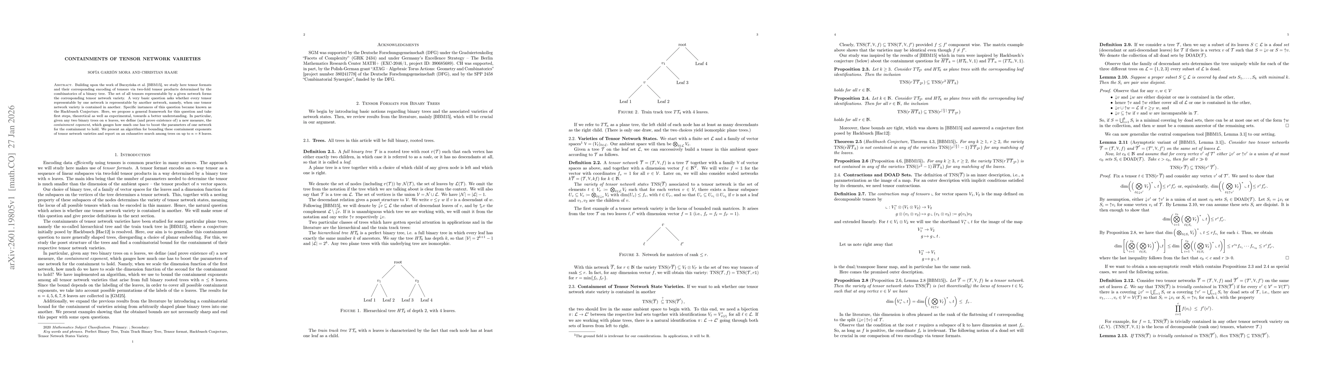 Thumbnail for Containments of Tensor Network Varieties