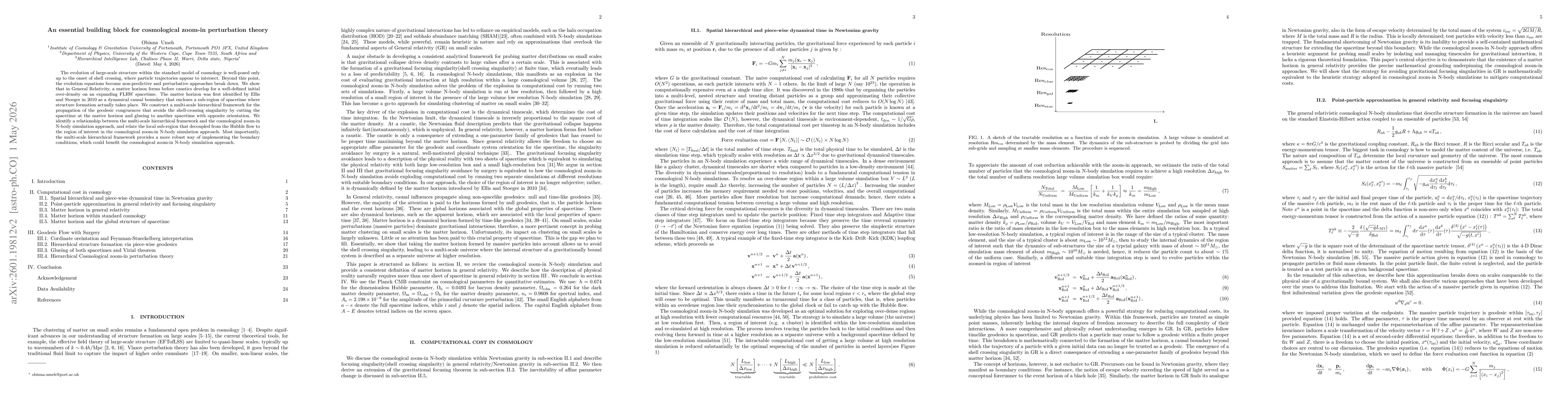Thumbnail for An essential building block for cosmological zoom-in perturbation theory