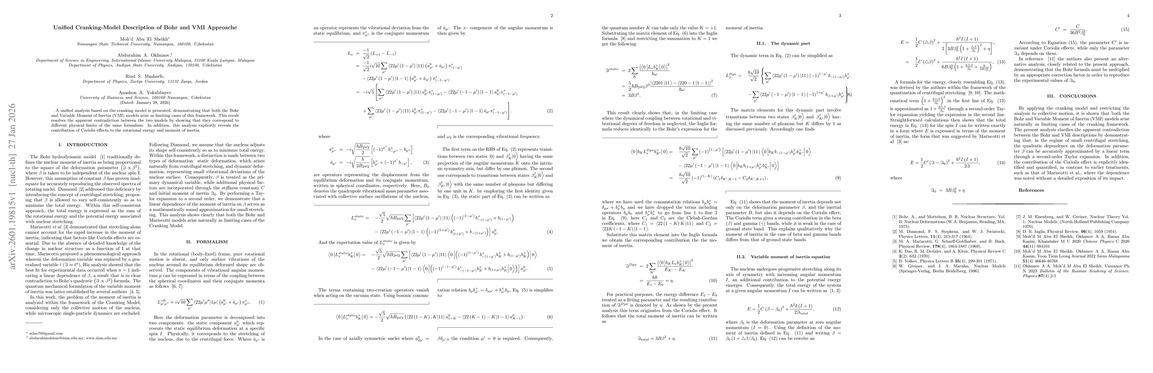 Thumbnail for Unified Cranking-Model Description of Bohr and VMI Approache