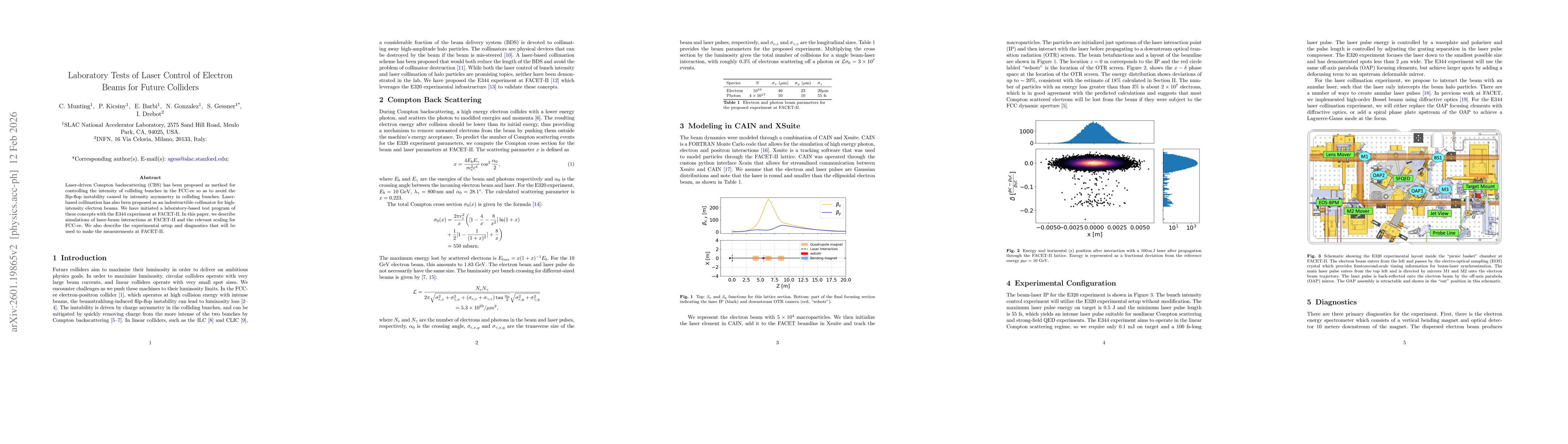 Thumbnail for Laboratory Tests of Laser Control of Electron Beams for Future Colliders