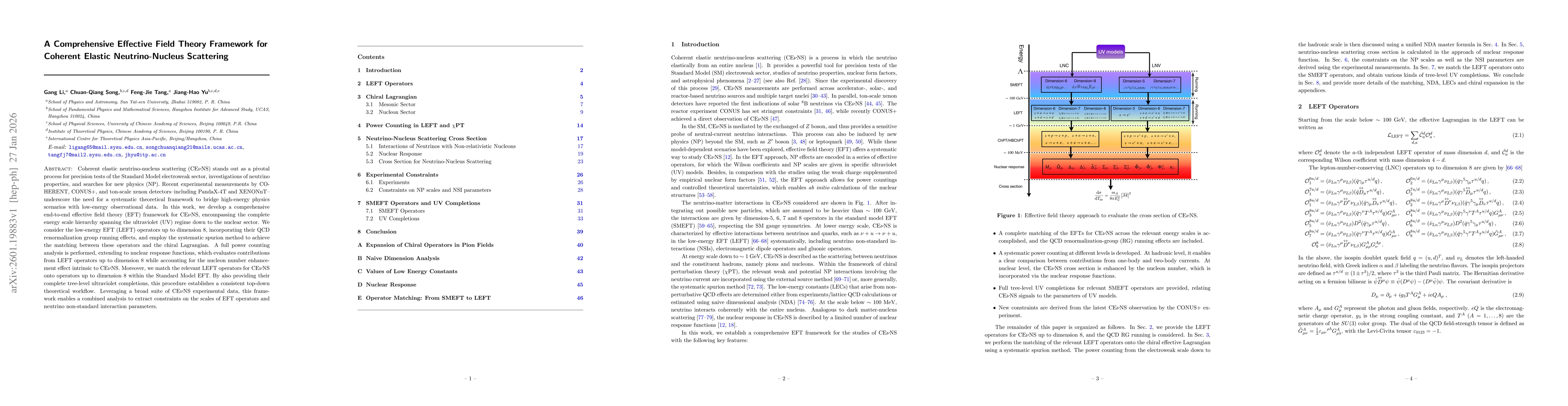Thumbnail for A Comprehensive Effective Field Theory Framework for Coherent Elastic Neutrino-Nucleus Scattering