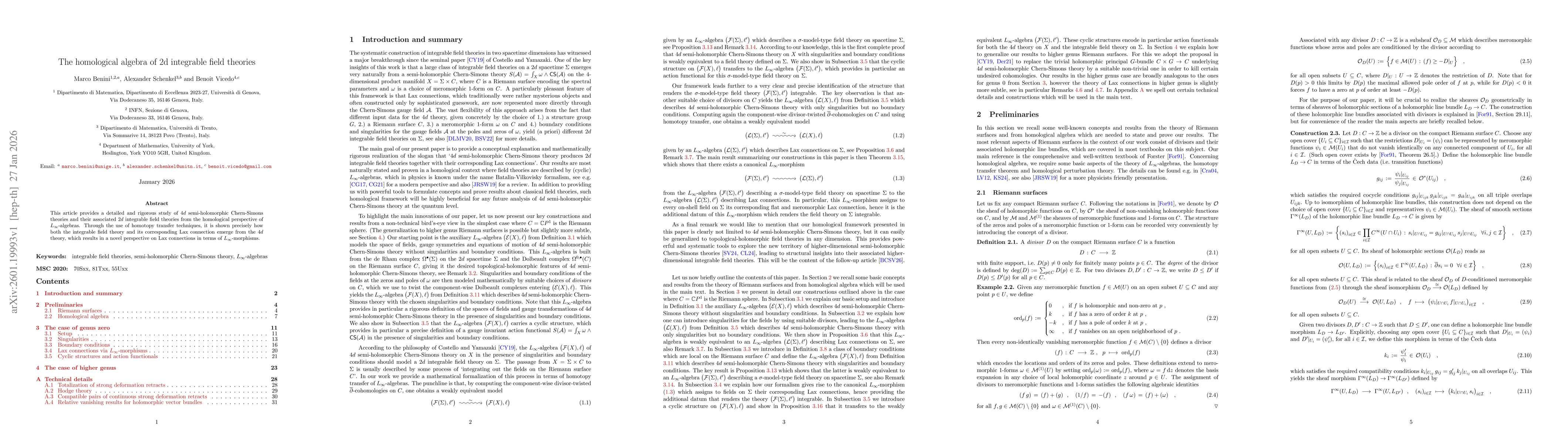 Thumbnail for The homological algebra of 2d integrable field theories