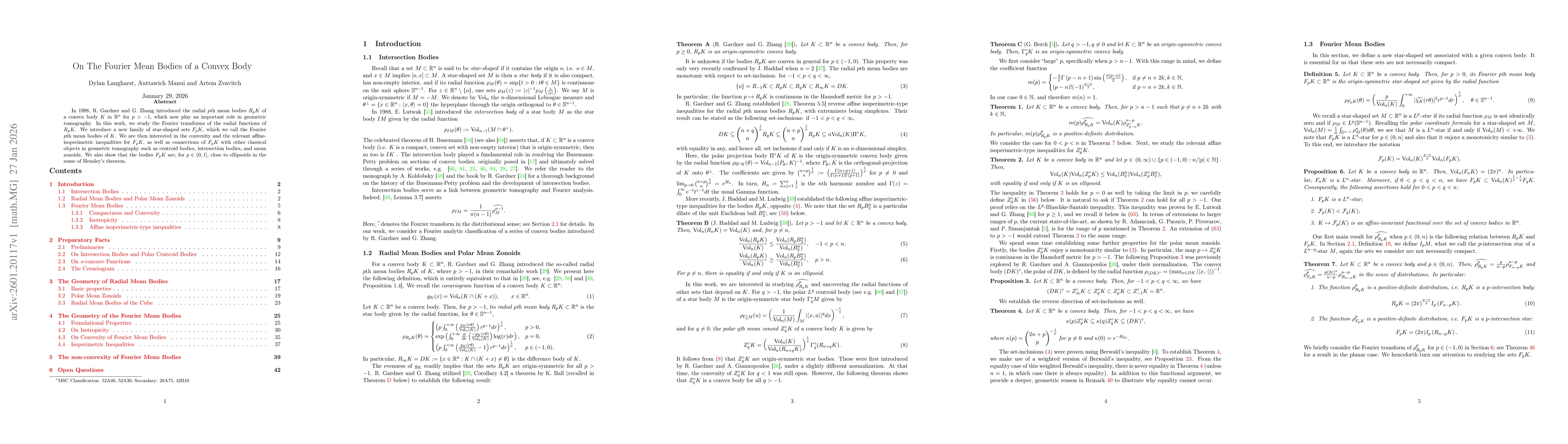 Thumbnail for On The Fourier Mean Bodies of a Convex Body
