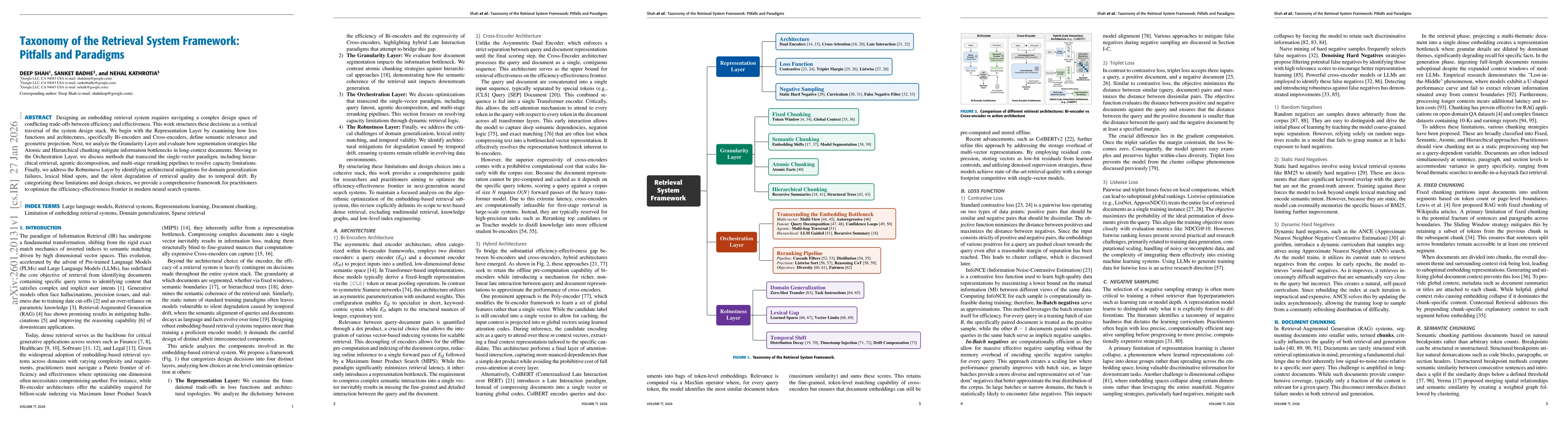 Thumbnail for Taxonomy of the Retrieval System Framework: Pitfalls and Paradigms
