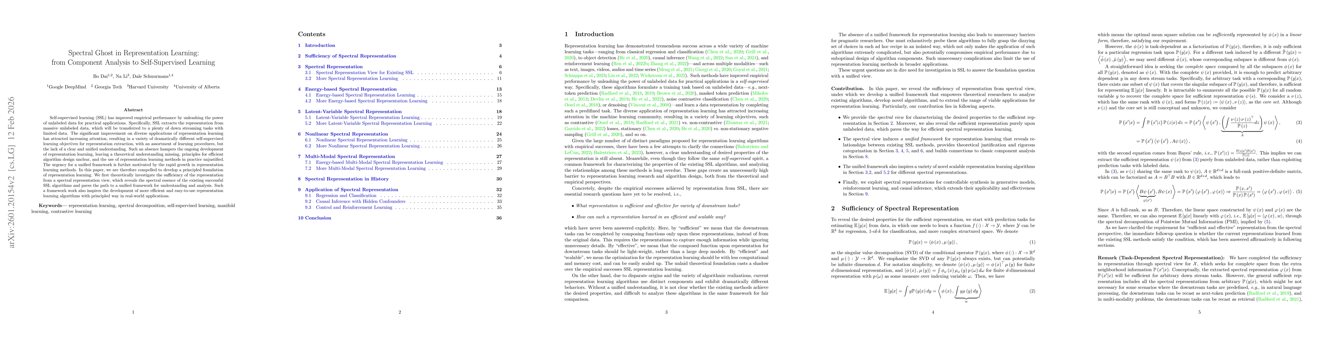 Thumbnail for Spectral Ghost in Representation Learning: from Component Analysis to Self-Supervised Learning