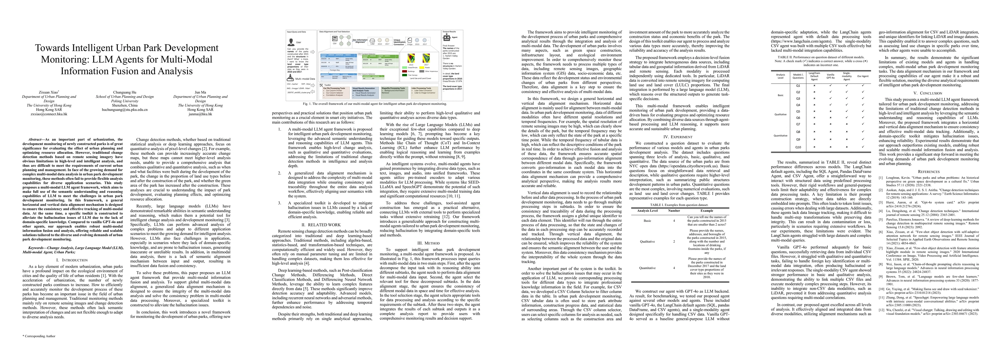 Thumbnail for Towards Intelligent Urban Park Development Monitoring: LLM Agents for Multi-Modal Information Fusion and Analysis