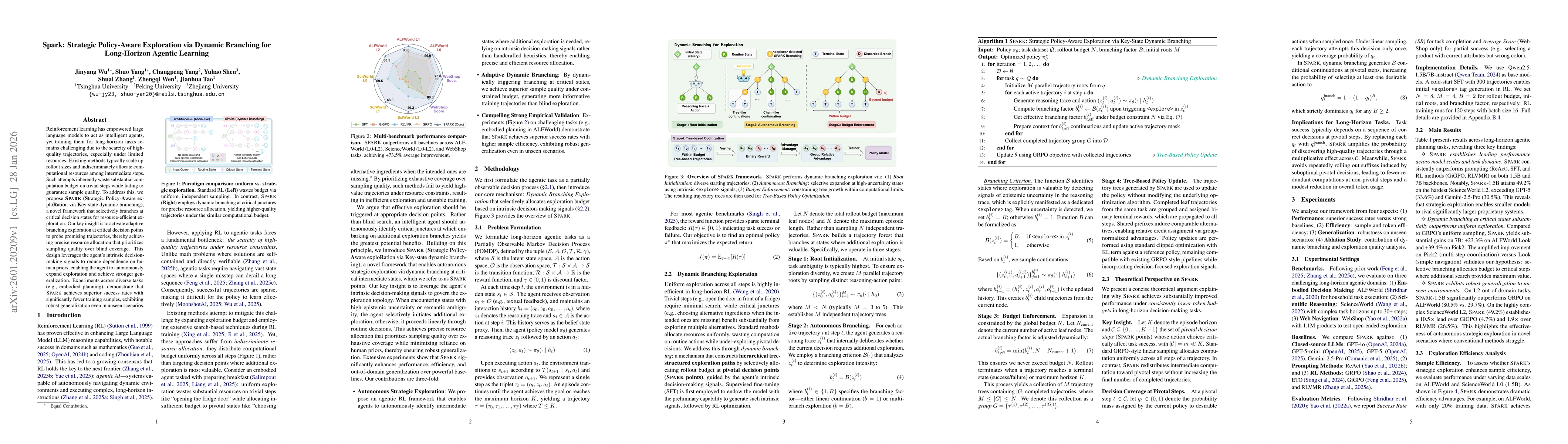 Thumbnail for Spark: Strategic Policy-Aware Exploration via Dynamic Branching for Long-Horizon Agentic Learning
