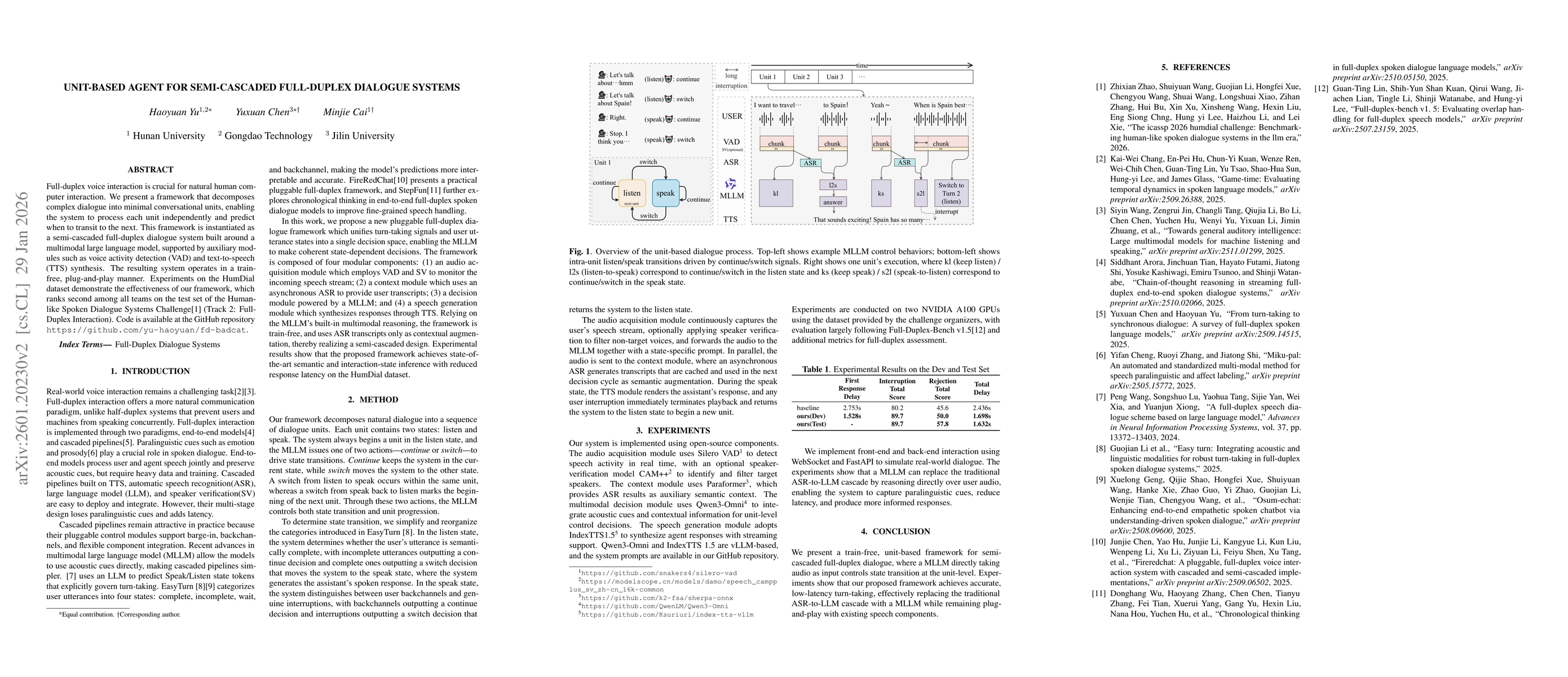 Thumbnail for Unit-Based Agent for Semi-Cascaded Full-Duplex Dialogue Systems