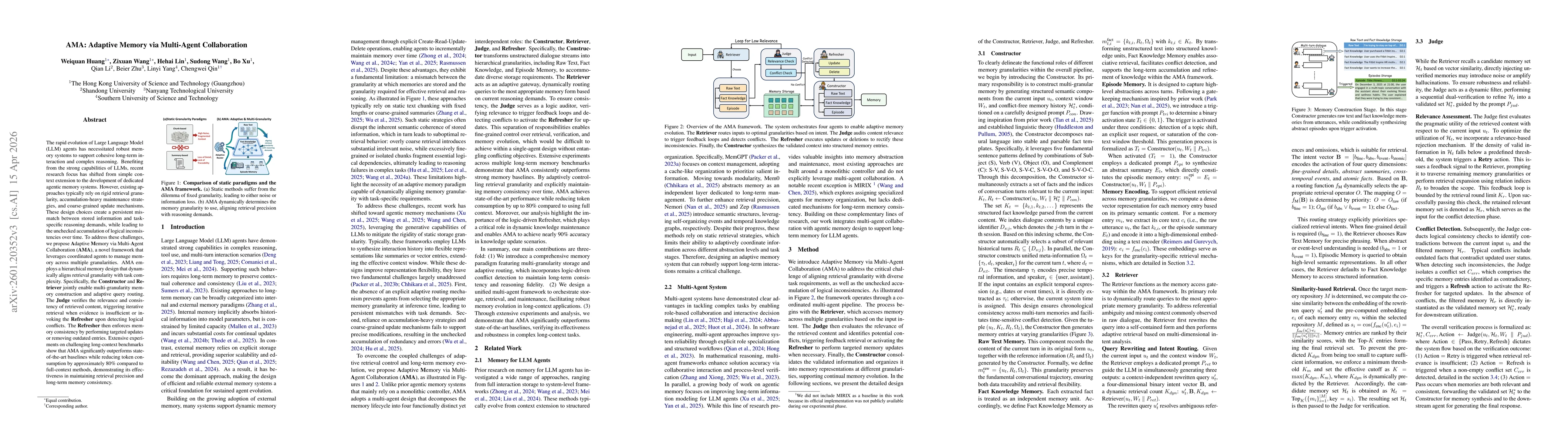 Thumbnail for AMA: Adaptive Memory via Multi-Agent Collaboration