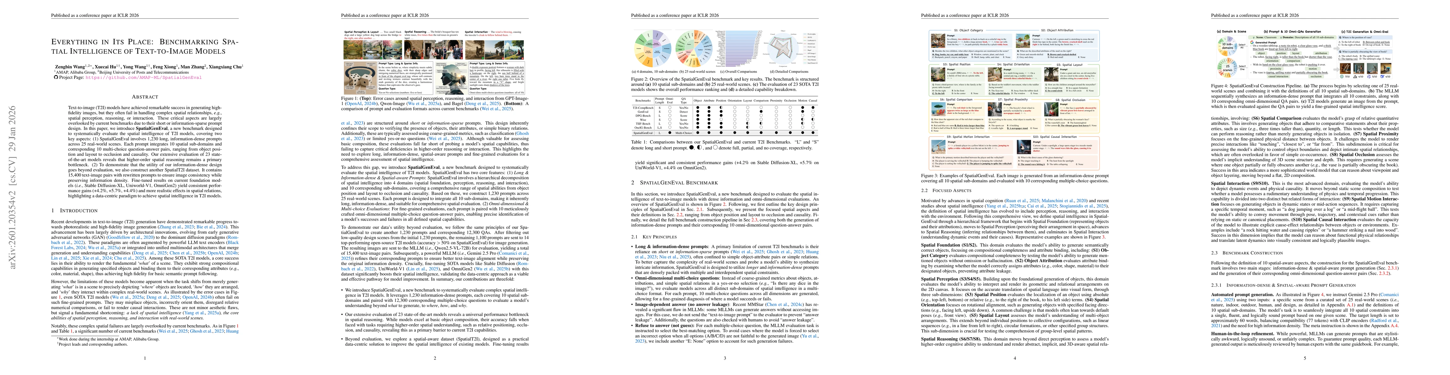 Thumbnail for Everything in Its Place: Benchmarking Spatial Intelligence of Text-to-Image Models