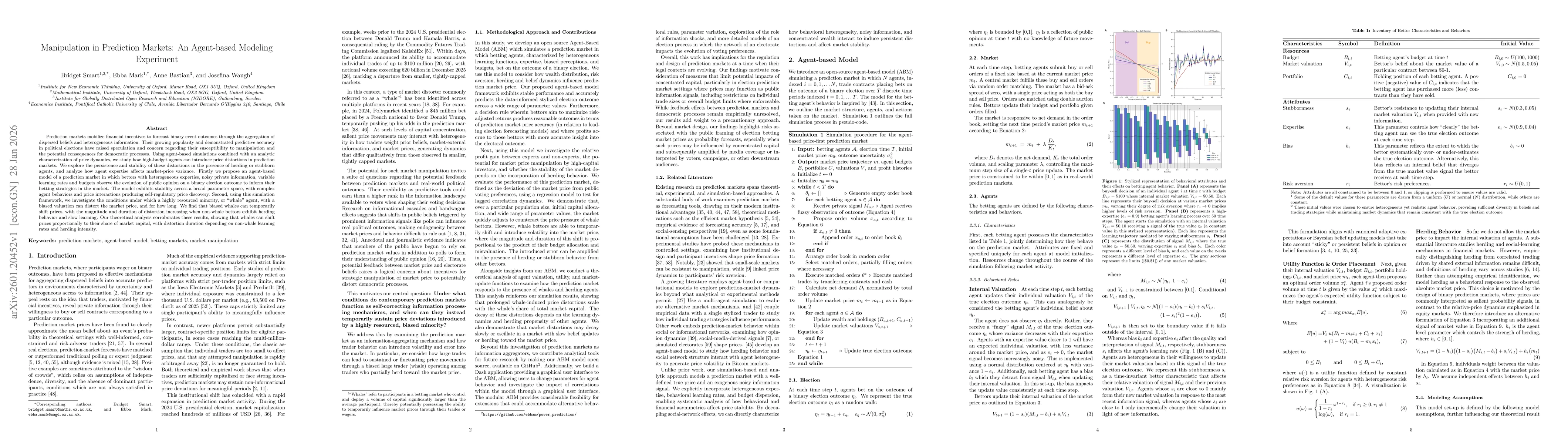 Thumbnail for Manipulation in Prediction Markets: An Agent-based Modeling Experiment