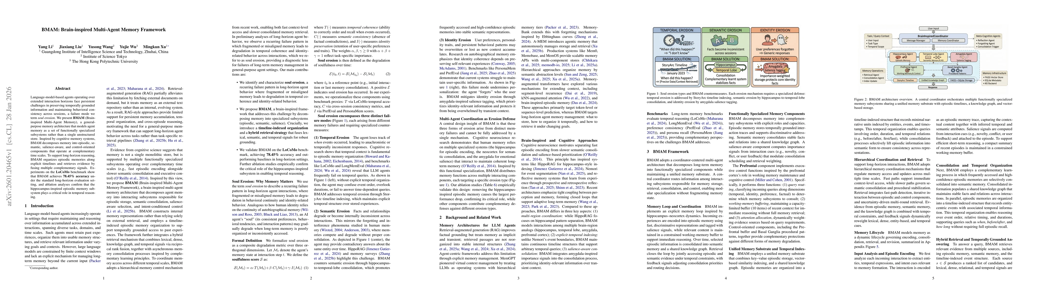 Thumbnail for BMAM: Brain-inspired Multi-Agent Memory Framework