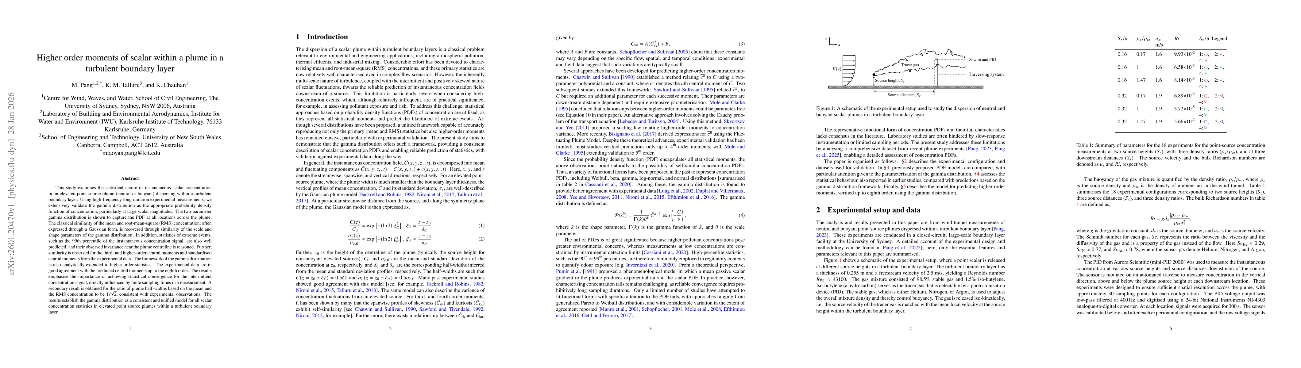 Thumbnail for Higher order moments of scalar within a plume in a turbulent boundary layer