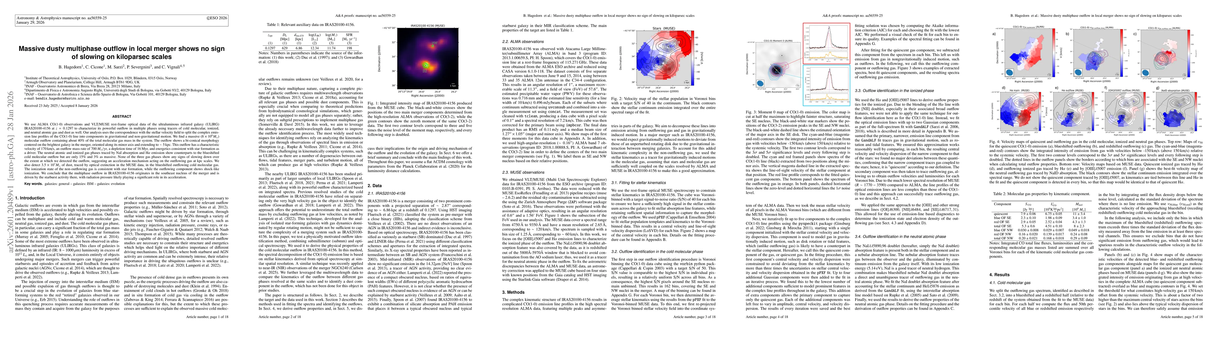 Thumbnail for Massive dusty multiphase outflow in local merger shows no sign of slowing on kiloparsec scales