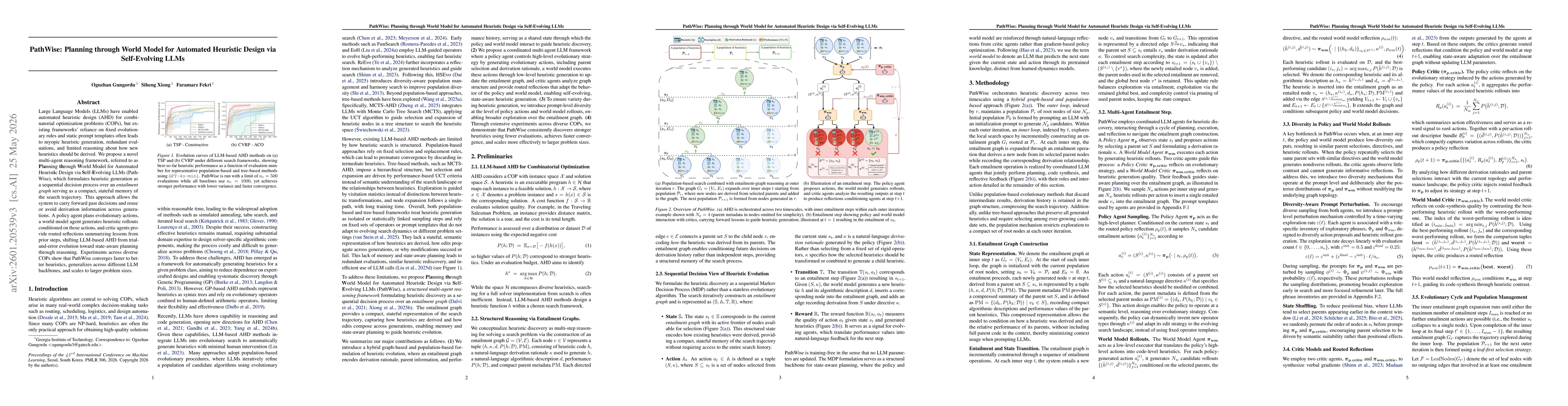 Thumbnail for PathWise: Planning through World Model for Automated Heuristic Design via Self-Evolving LLMs